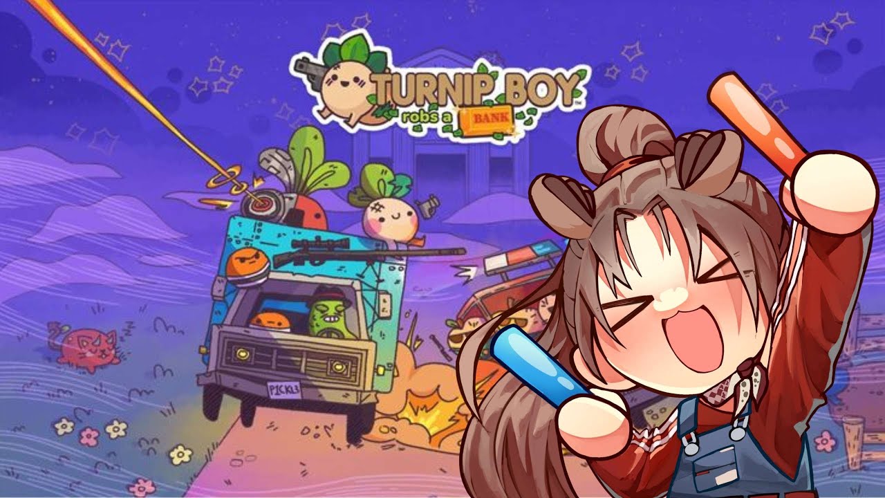AKU HARUS BISA MENGALAH KAN SI KENTANG - Turnip Boy Robs a Bank
