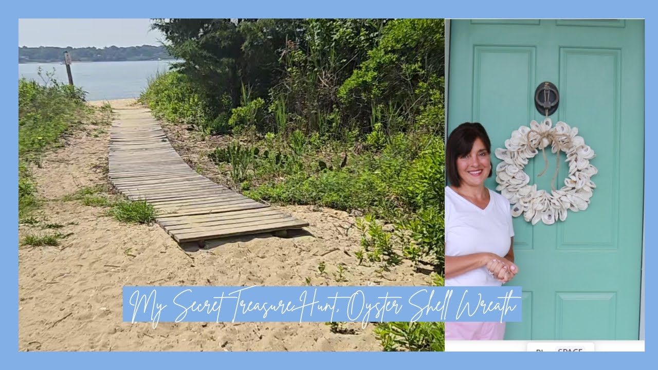 🐚My Secret Treasure Hunt | DIY Oyster Wreath Tutorial, Let's Make It! 