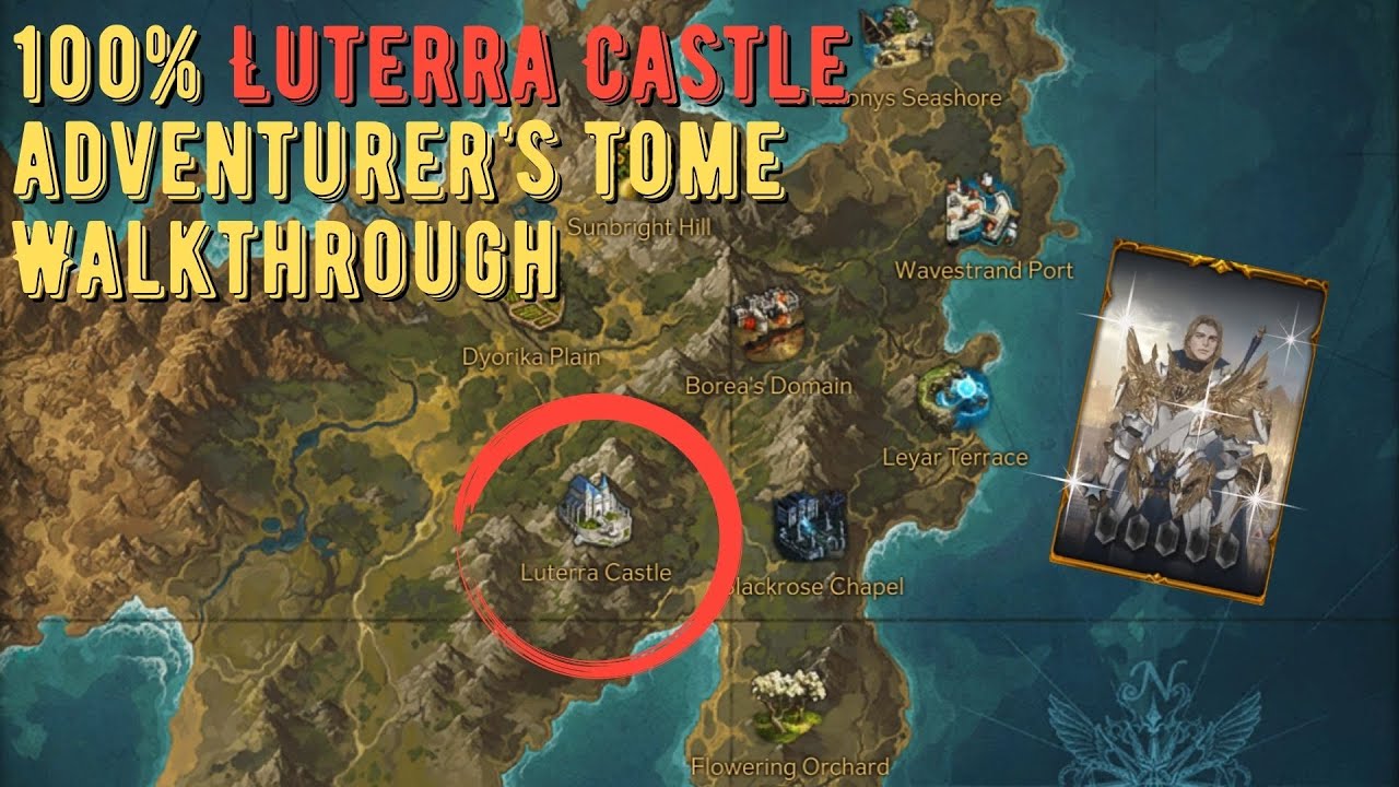 Lost Ark | Guided - Luterra Castle - 100% Adventurer's Tome Completion & Seeds