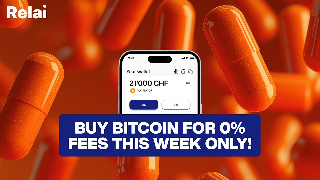 Relai ORANGE WEEK - Buy Bitcoin for 0% Fees!