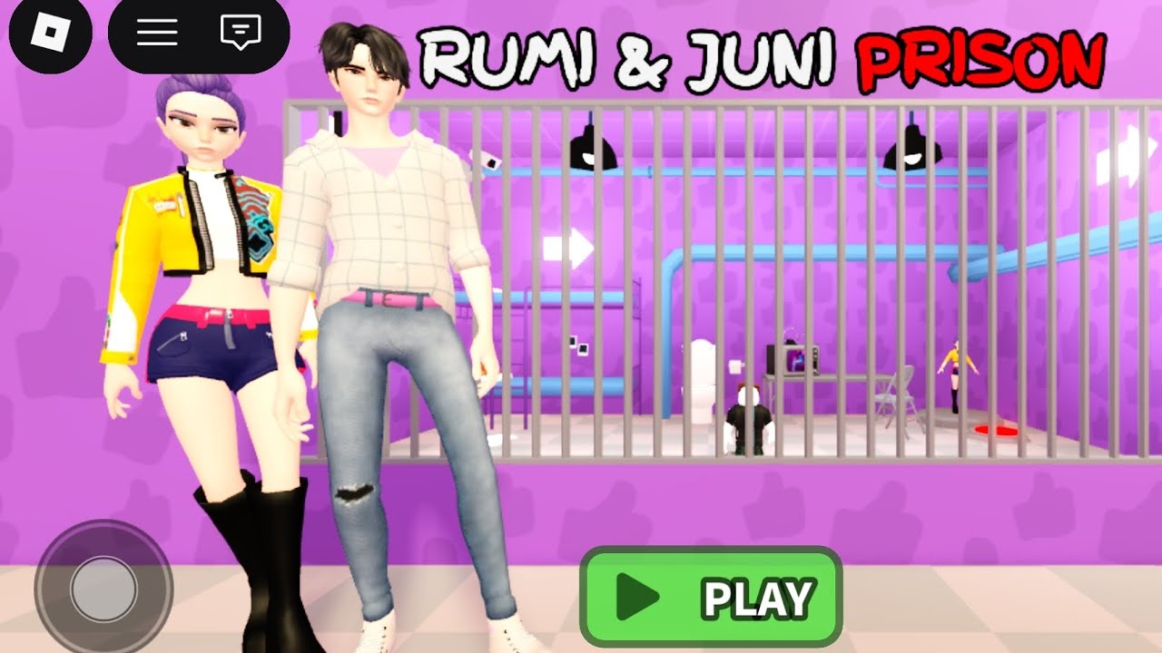 Purple Prison Breakout with RUMI & JUNI vibes! Roblox