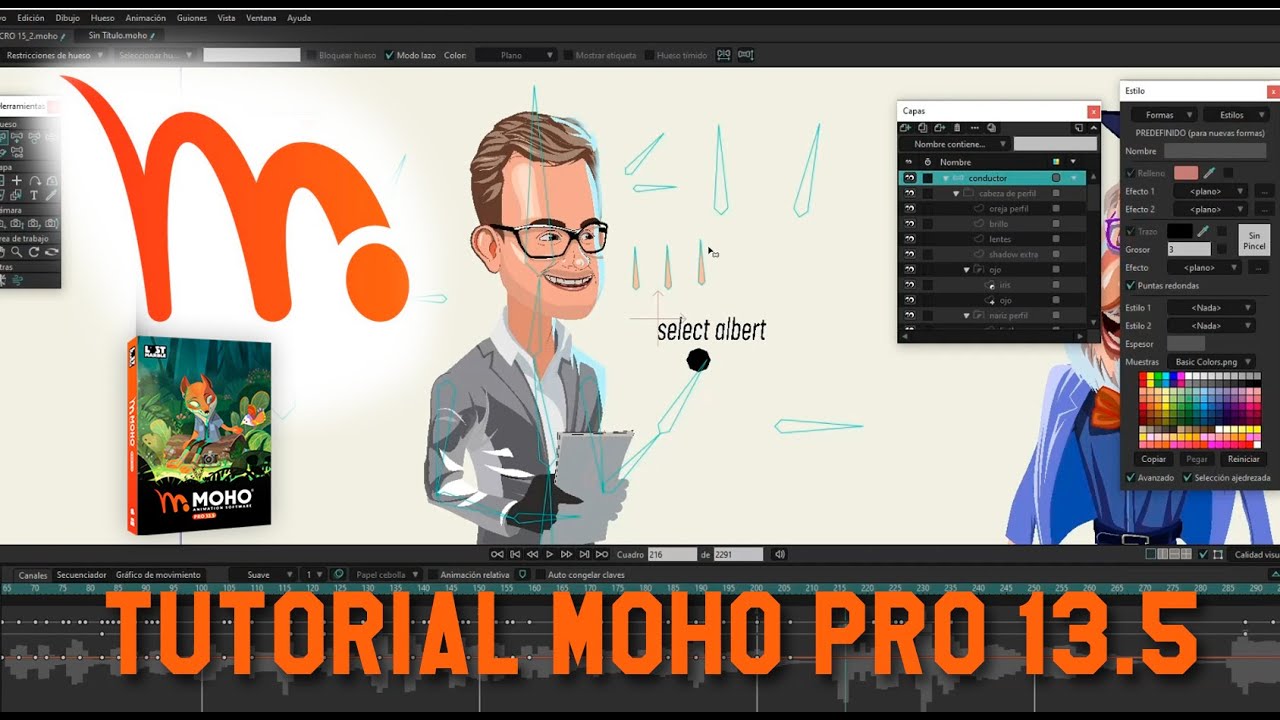 Moho Pro 13.5 Tutorial configuracion para lipsync