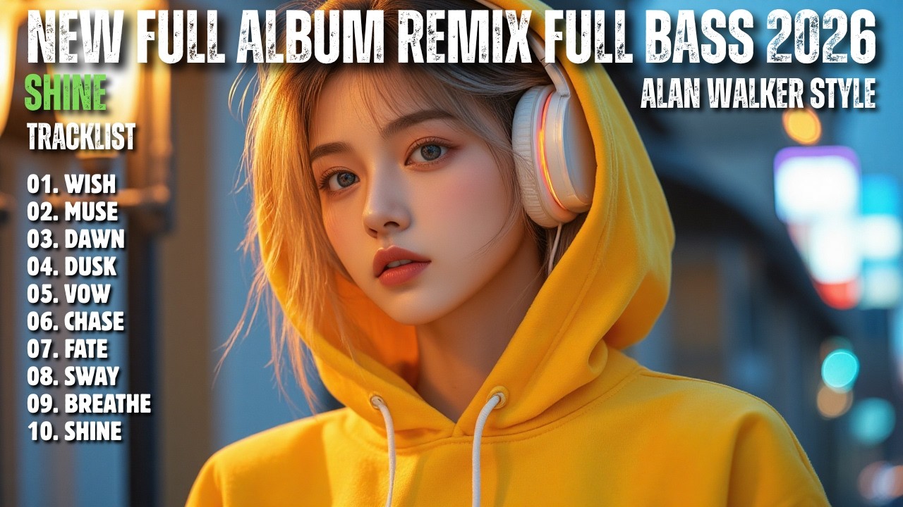 ALAN WALKER STYLE X SAHARA || SHINE || NEW FULL ALBUM REMIX FULL BASS 2026