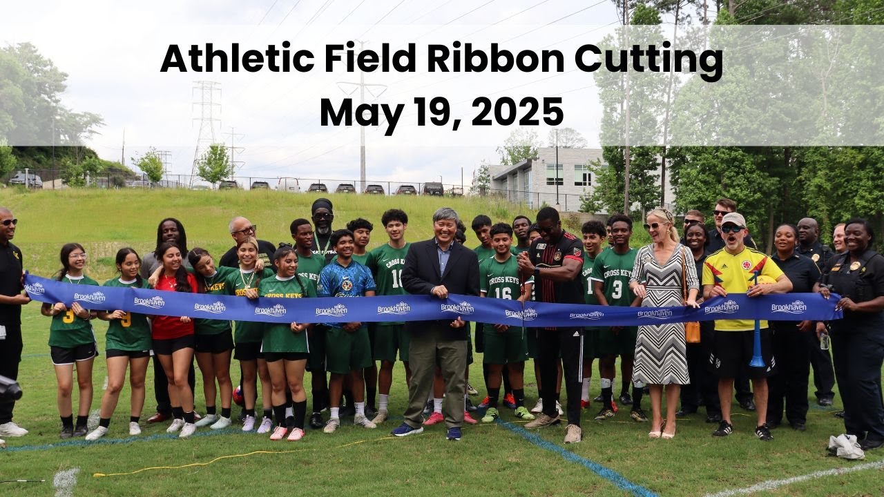 Opening of the Peachtree Creek Greenway Athletic Field on May 19, 2025