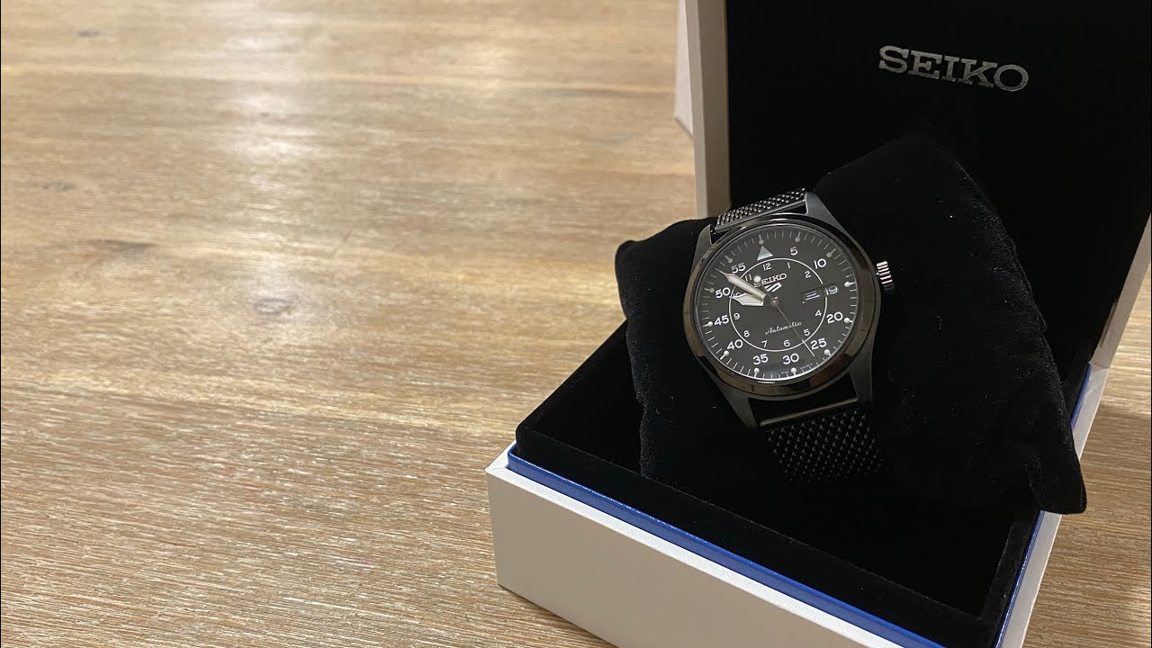 [Silent] Unboxing: Seiko 5 Sports SRPH25K - All Black Automatic Watch