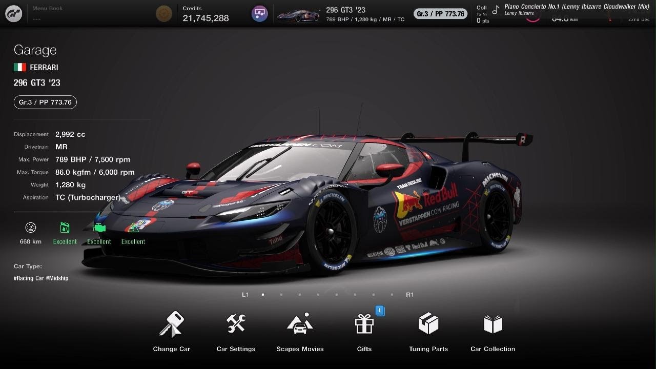 Gran Turismo 7 Missions Gone with the Wind High Speed Ring 30 minutes Ferrari 296 GT3 23