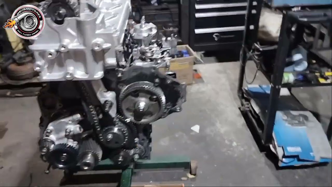 Sincronismo do motor 4M40 2.8 8v turbo diesel, MIT Pajero 1997.