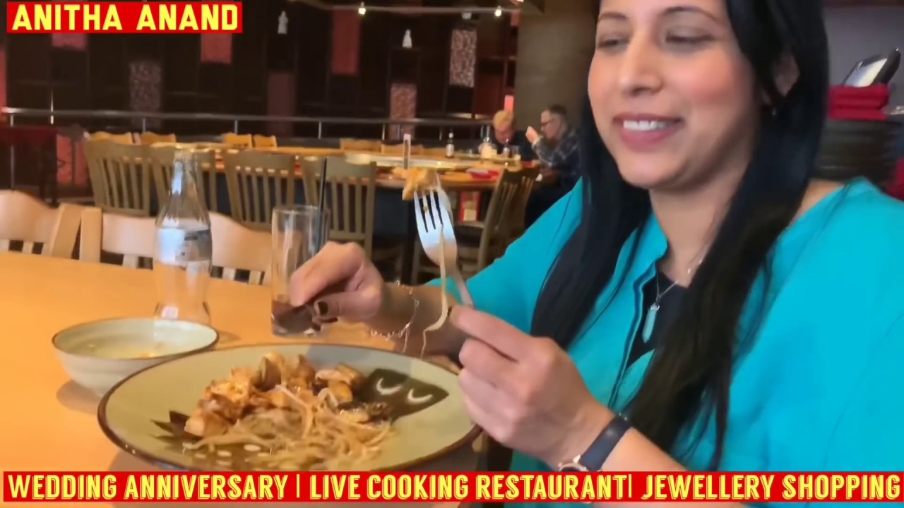 லண்டன் ரெஸ்டாரண்டில் டேபிள் மேலே  சமையல் | Japanese Live Cooking | Tamil Vlog | Anitha Anand London