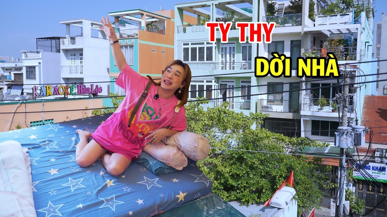 Ty Thy dời nh&agrave;, kinh doanh th&ecirc;m buổi s&aacute;ng - Ty Thy Vlog Gỏi đu đủ