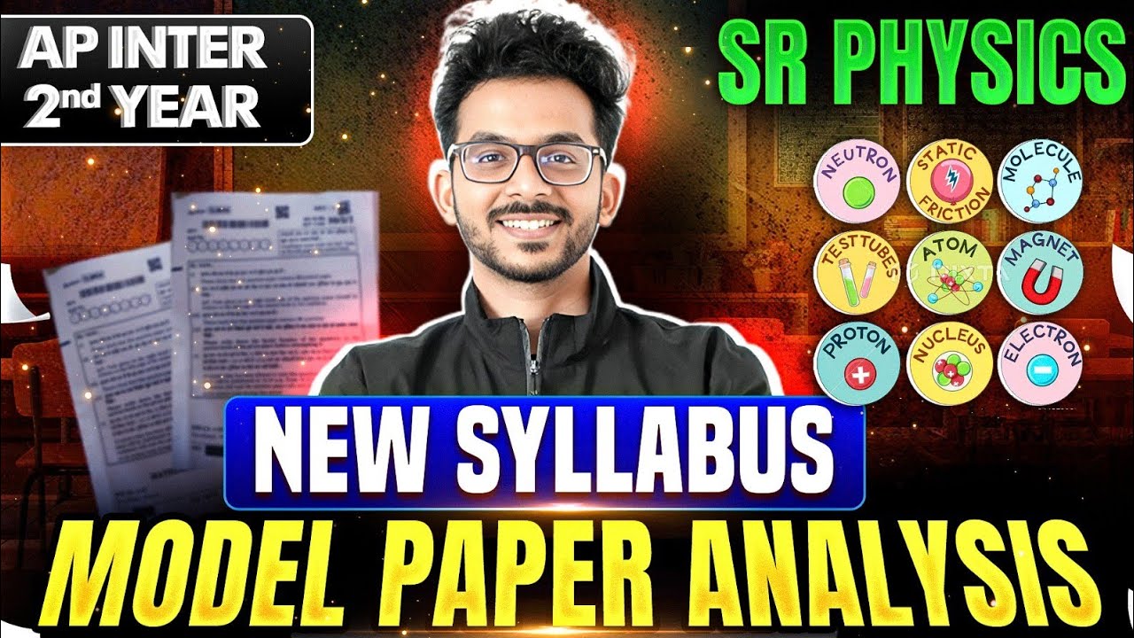 AP Inter 2nd Year Physics Model Paper Discussion 🔥 | New Exam Pattern | PW Telugu