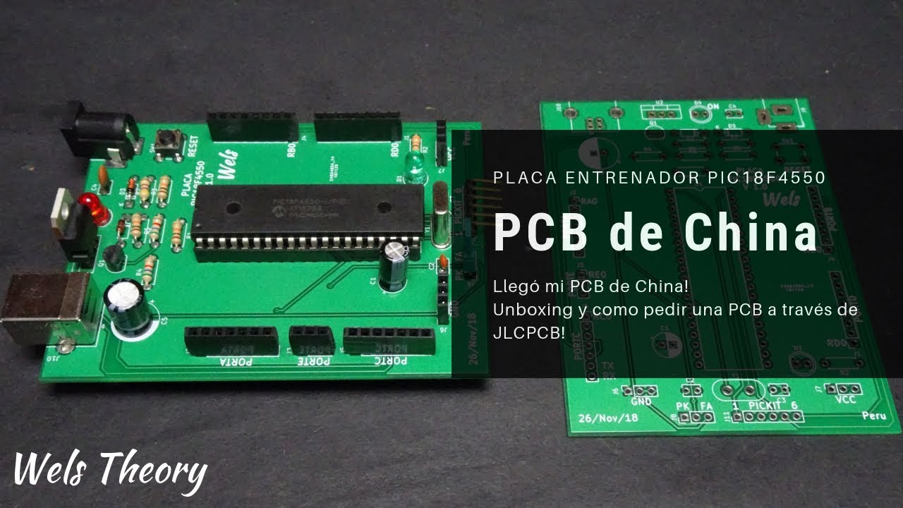 PCB de china 😍 Unboxing y como pedir de JLCPCB - Wels Theory