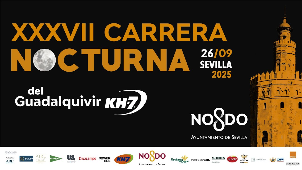 Emisión en directo de la XXXVII Carrera Nocturna de Sevilla