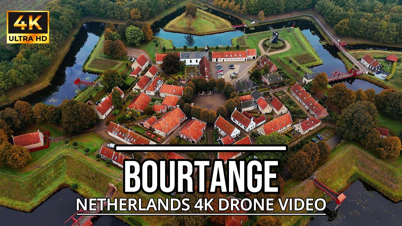 Vestingdorp Bourtange | 🇳🇱 World Most Beautiful Villages 2025 | Cinematic 4K Video 