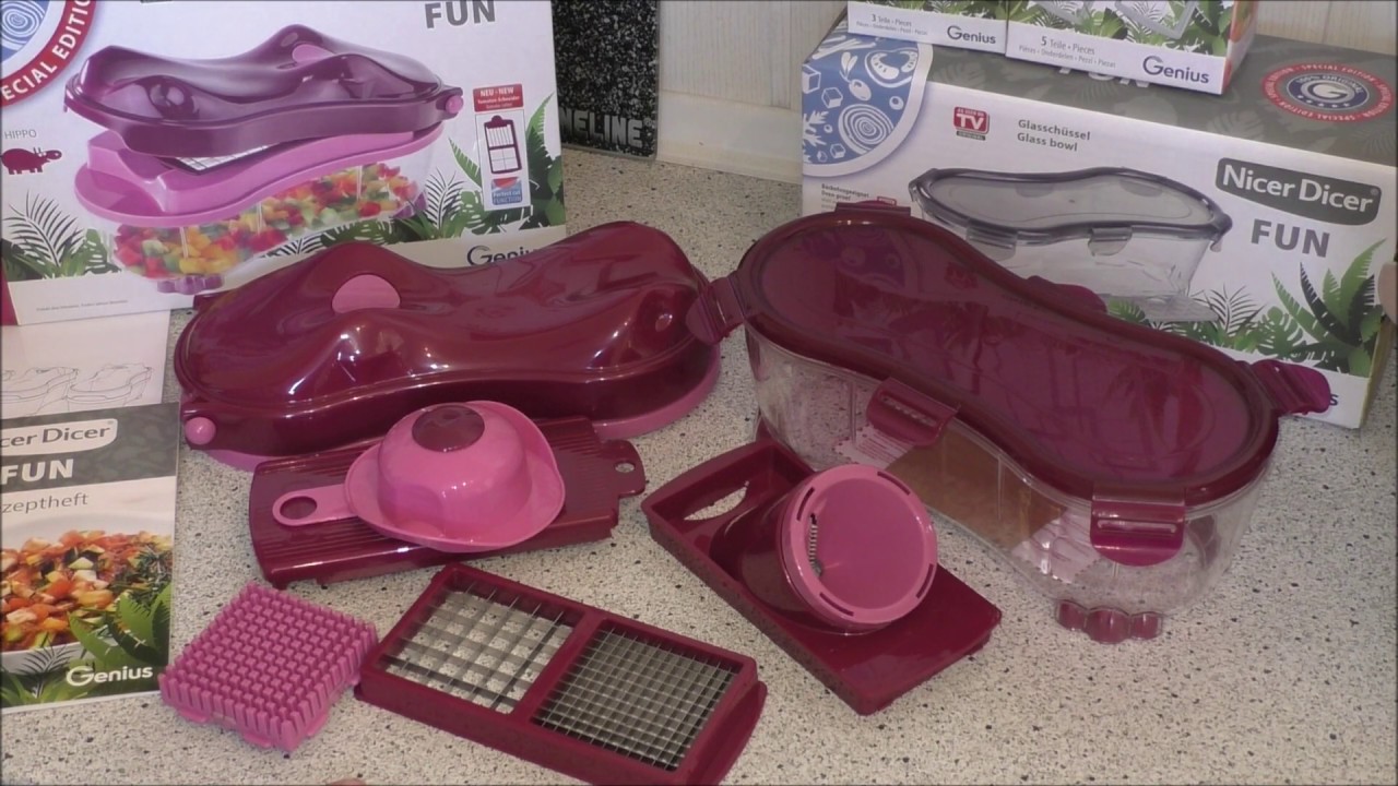 Nicer Dicer Fun  - Hippo - unboxing und kleiner gemischter Salat
