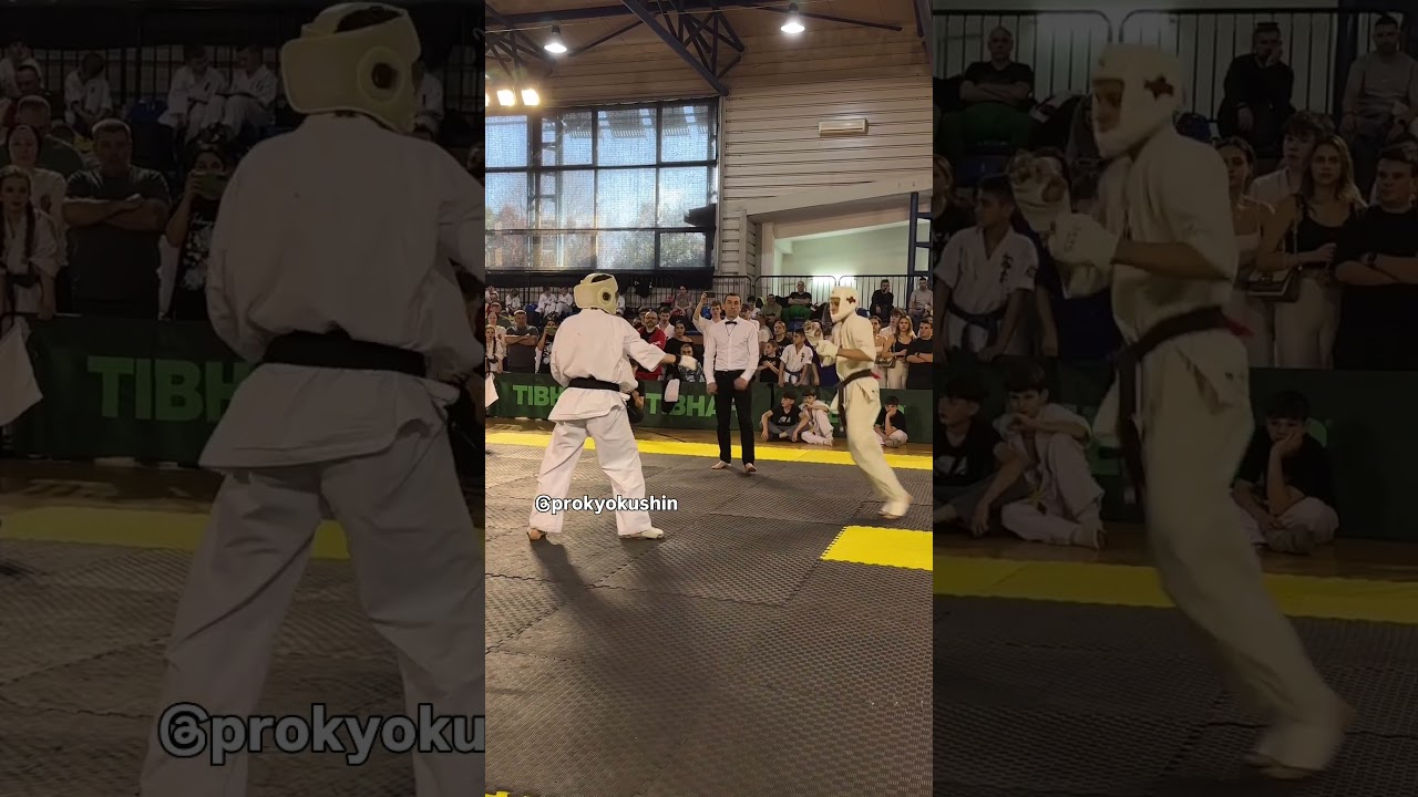 1/2 U18 -65kg Damyan Stefanov (BUL, aka) - Maksym Sapianyi (UKR) 4th Lions #Kyokushin #Karate Cup