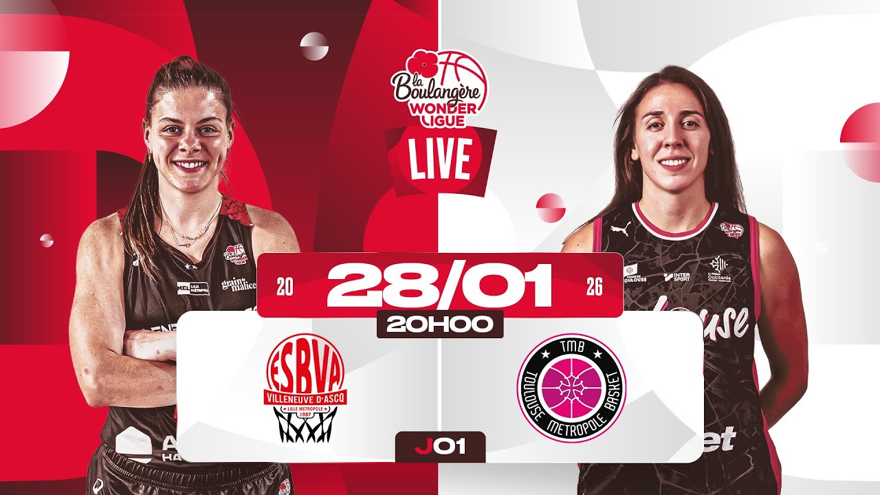 [LIVE] Villeneuve d'Ascq - Toulouse | J01 La Boulangère Wonderligue 2025-2026