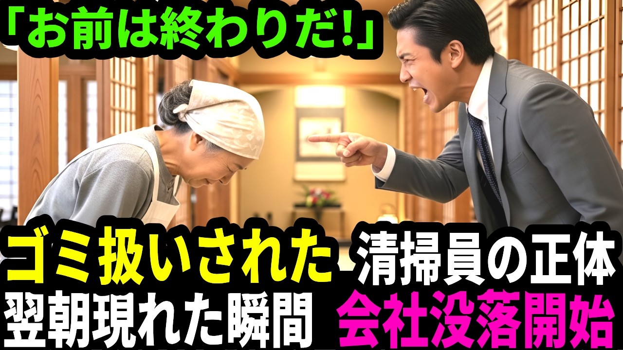 「高卒は即クビだ」社長の息子が女性を解雇。翌朝、会長が現れ空気が一変…
