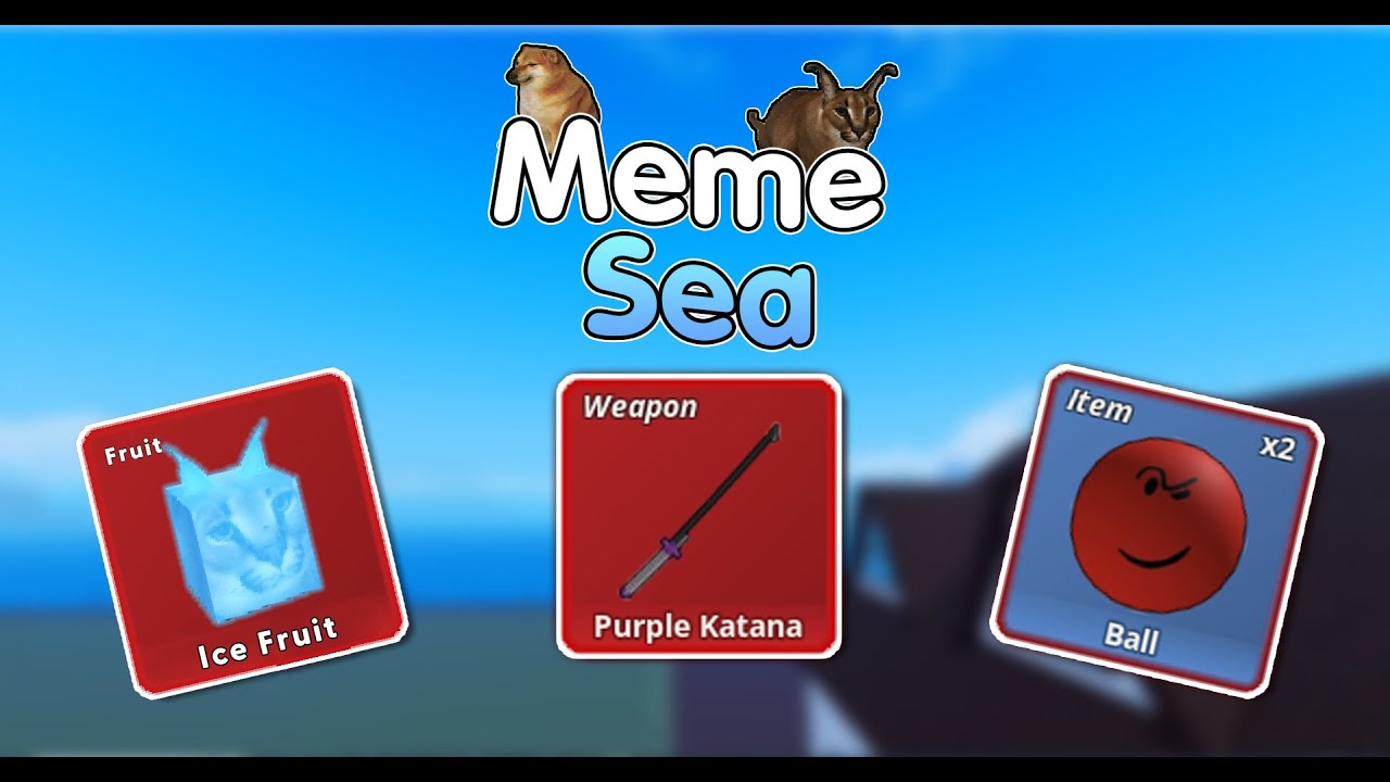 PVP with Ice fruit + Purple katana Meme sea