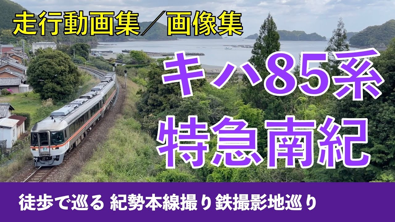 【紀勢本線】キハ85特急南紀・キハ25：駅から徒歩で撮影地巡り（撮り鉄）