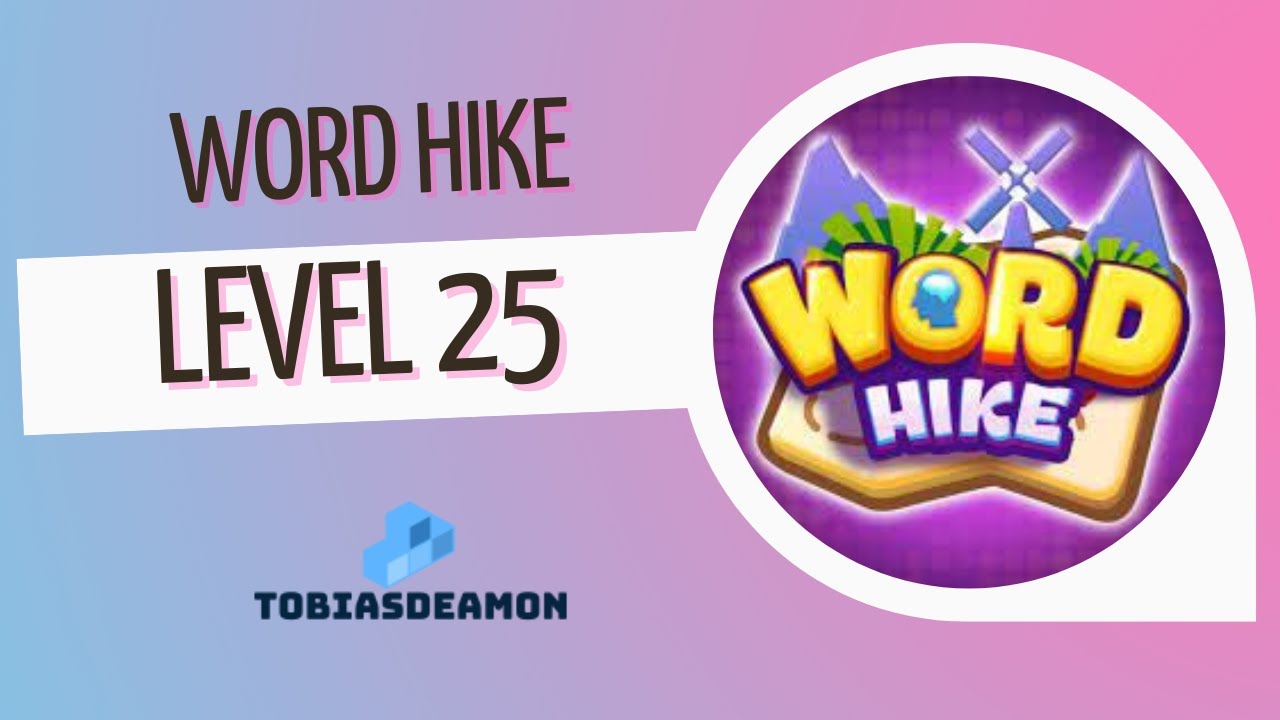 Word Hike level 25 answers