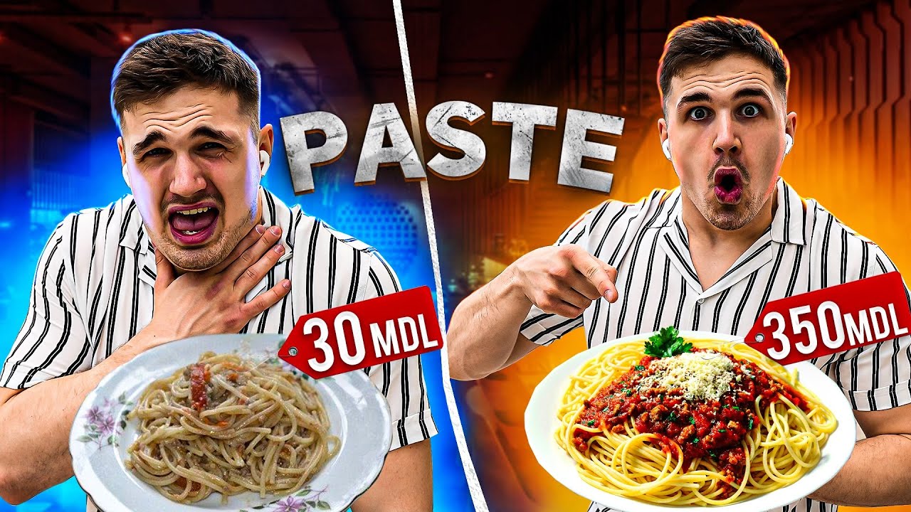 CELE MAI ORIBILE VS CELE MAI DELICIOASE PASTE DIN MOLDOVA