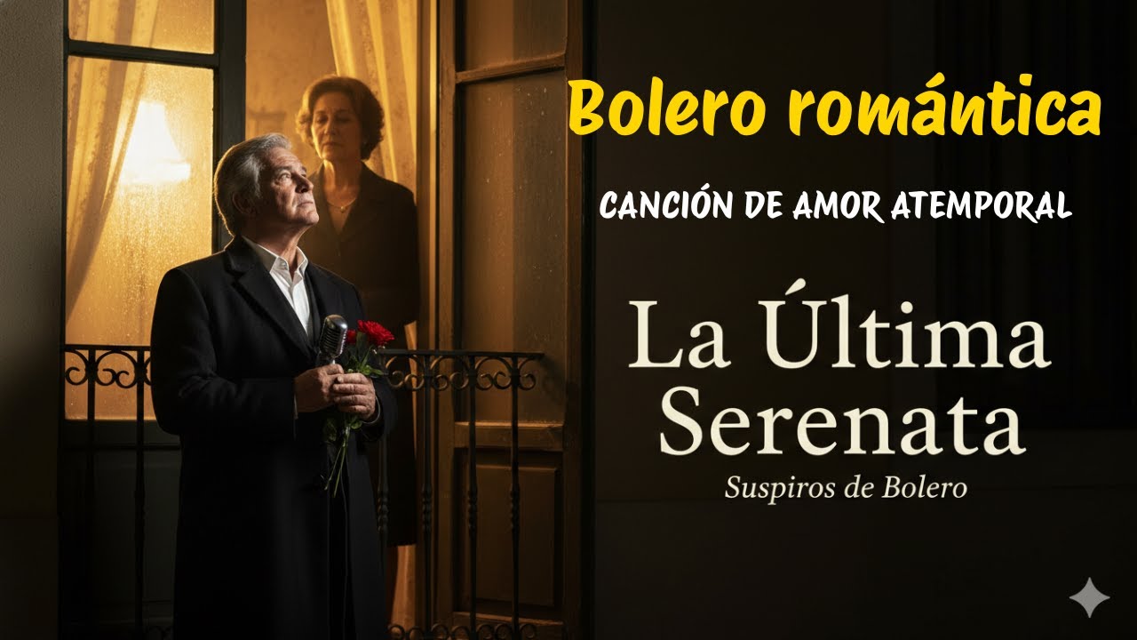La Última Serenata, Bolero Romántico, Letra y Audio, Suspiros de Bolero