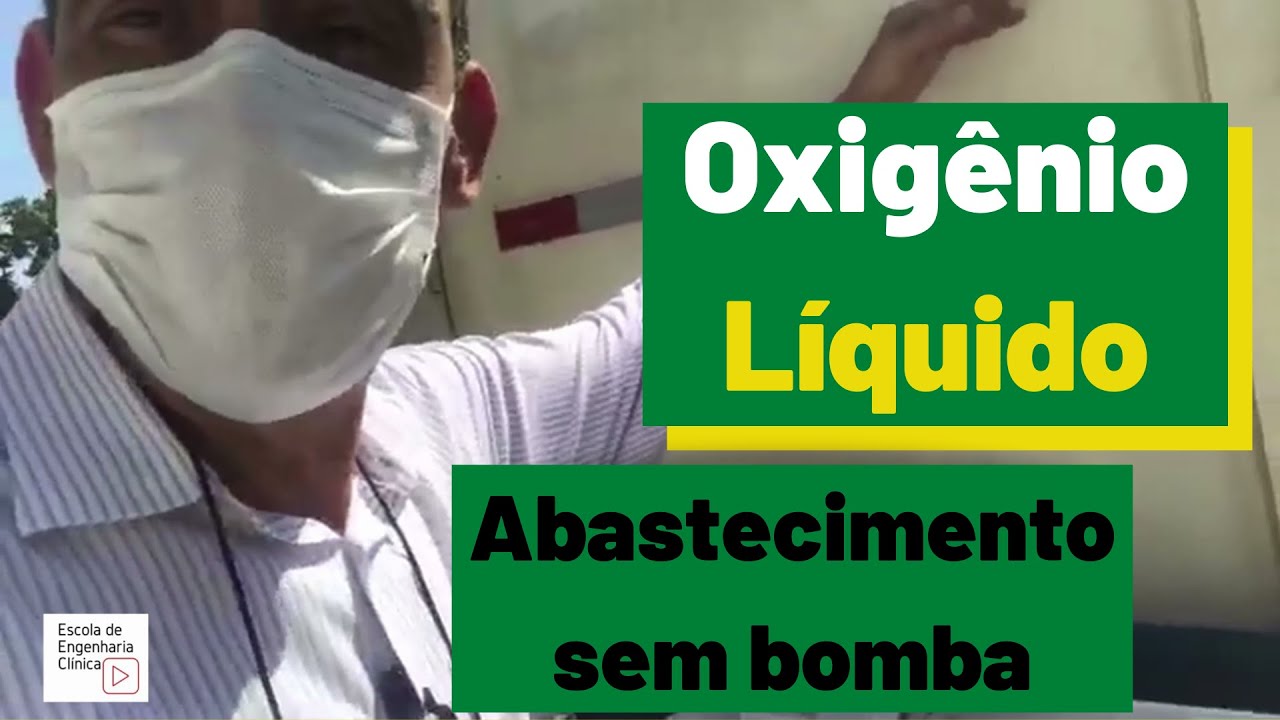 Abastecimento de oxigênio líquido em hospital, com caminhão sem bomba elétrica & Engenharia Clínica