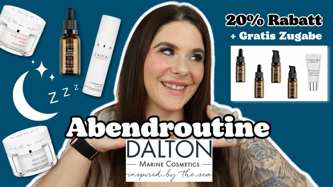 Meine ABENDROUTINE 😴 mit Dalton Marine Cosmetics & RABATTCODE