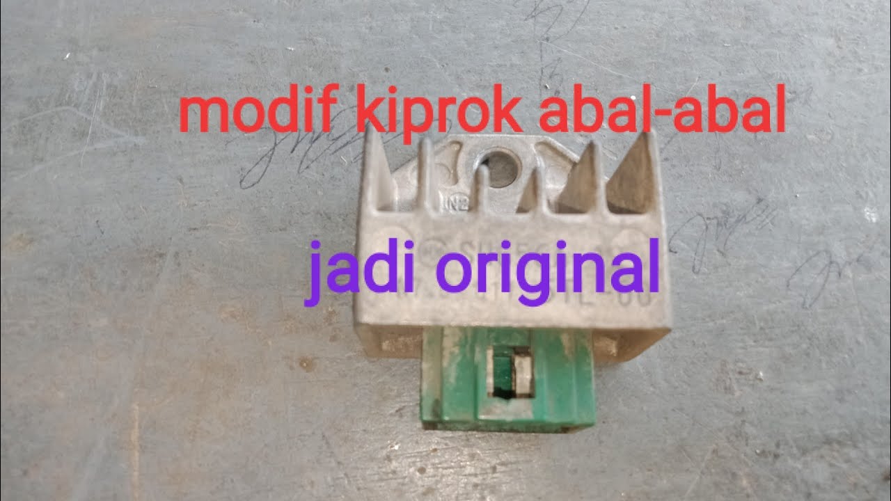 modif kiprok abal abal menjadi original cuma modal Rp 5000,-