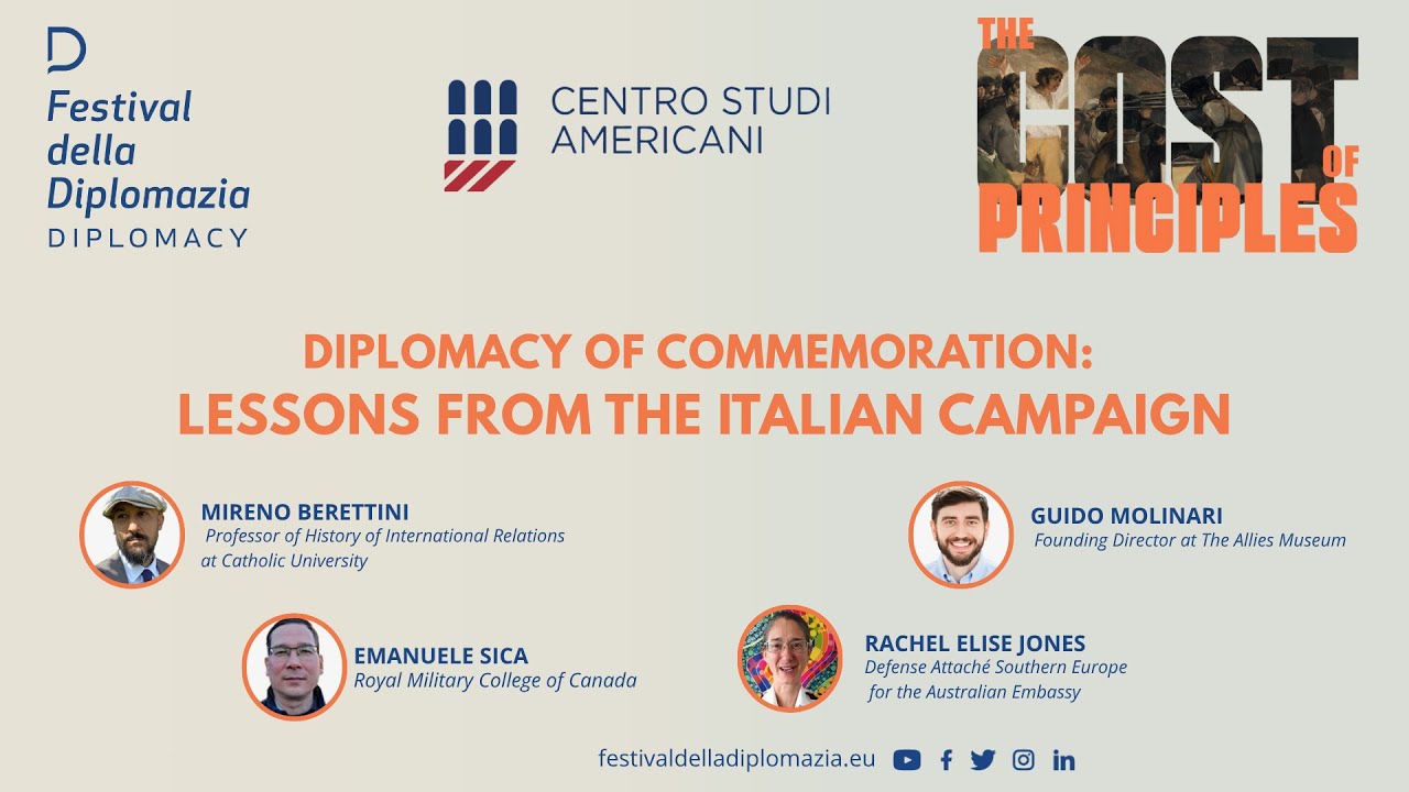 Diplomacy of Commemoration: Lessons from the Italian Campaign