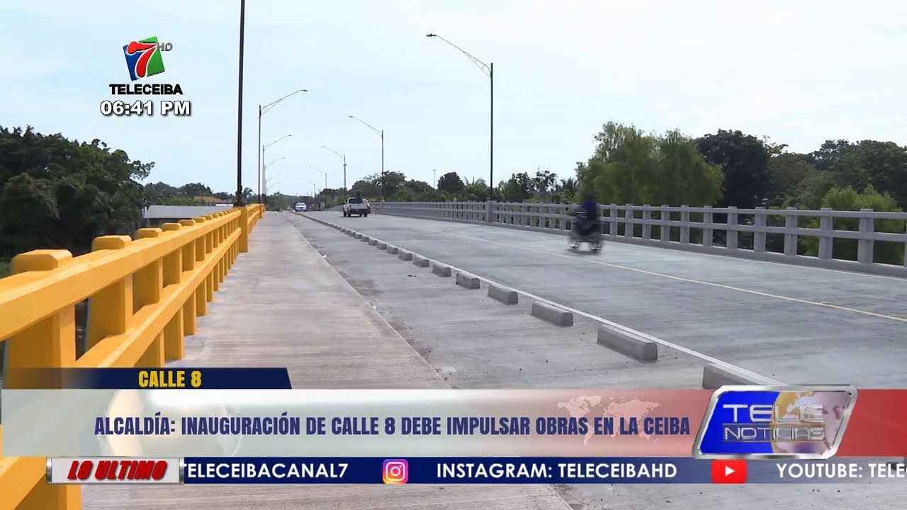 Alcaldía Ceibeña: inauguración de la calle 8 debe impulsar obras en La Ceiba.