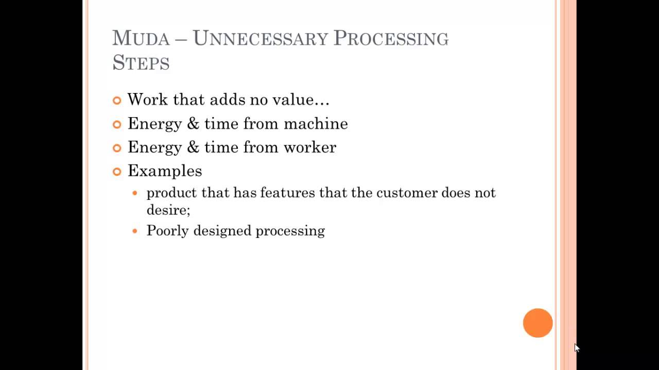 Muda - Types of Waste