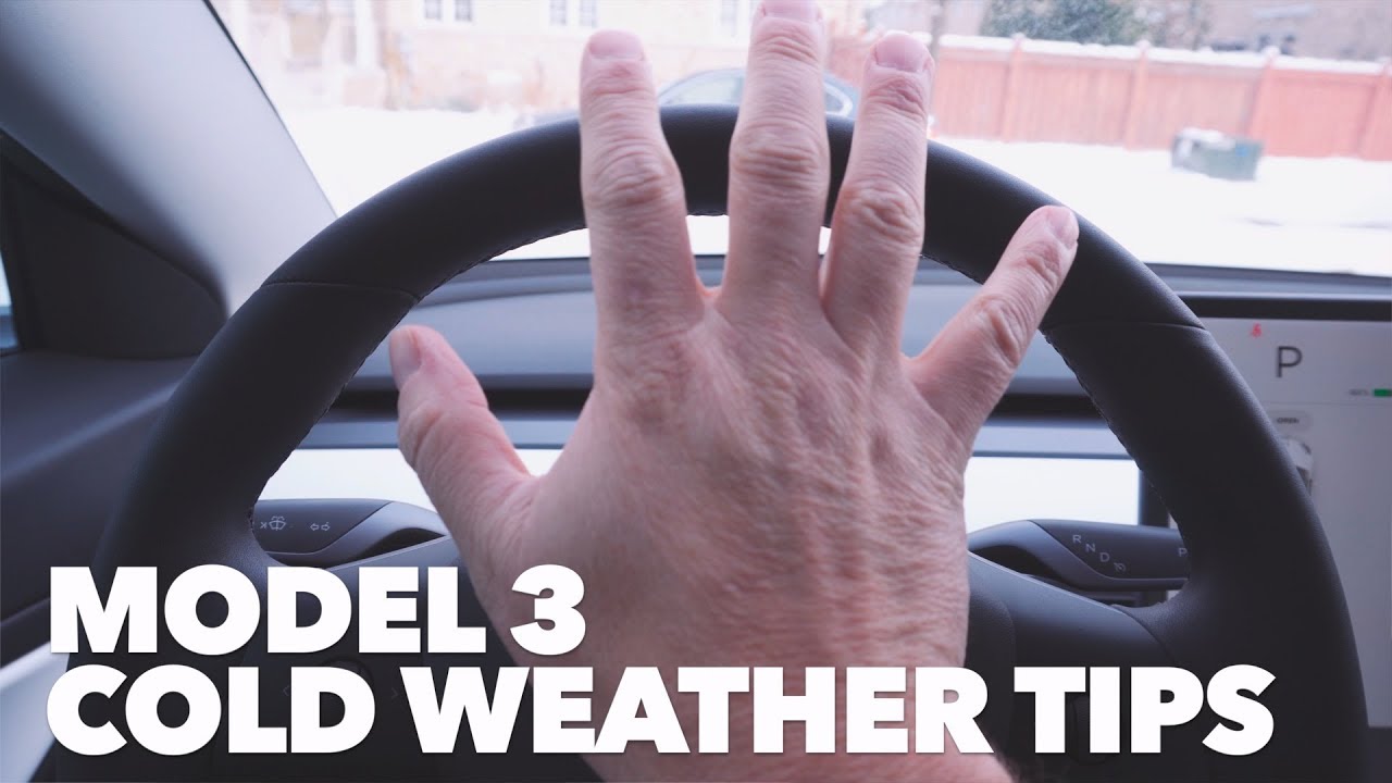 Cold weather tips for your Model 3