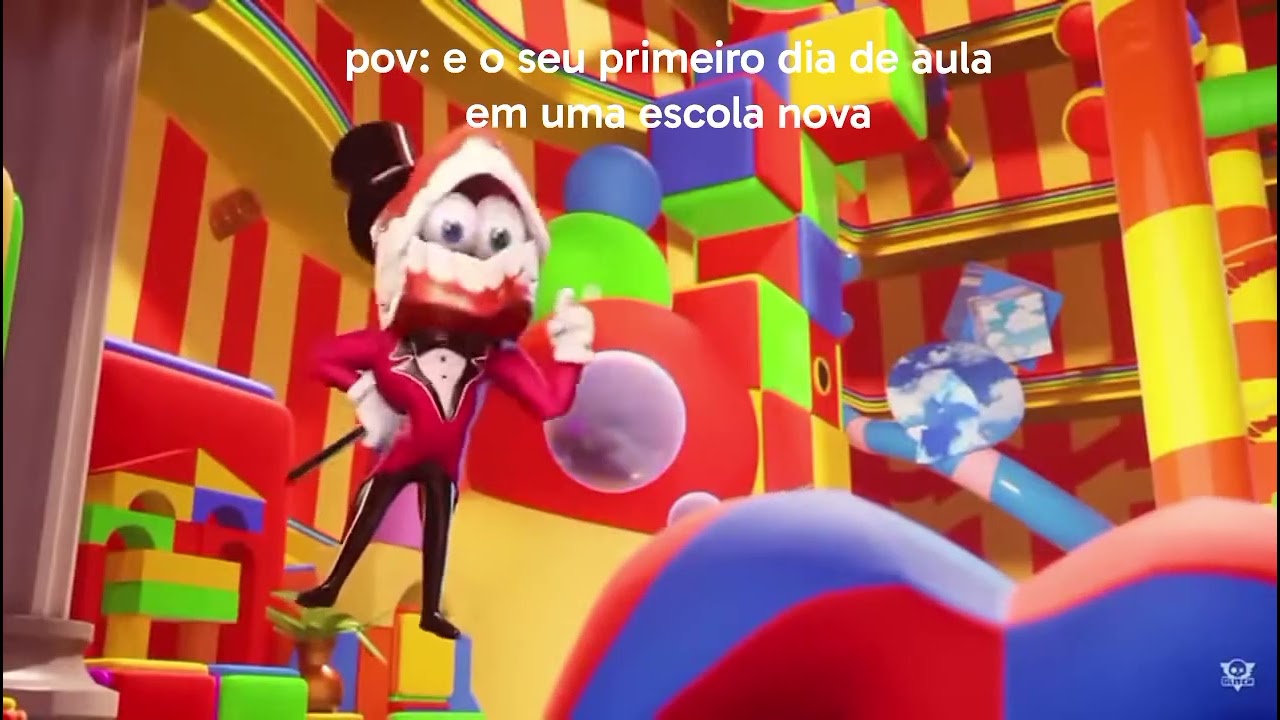 Pov: e o seu primeiro dia em uma escola nova🤣