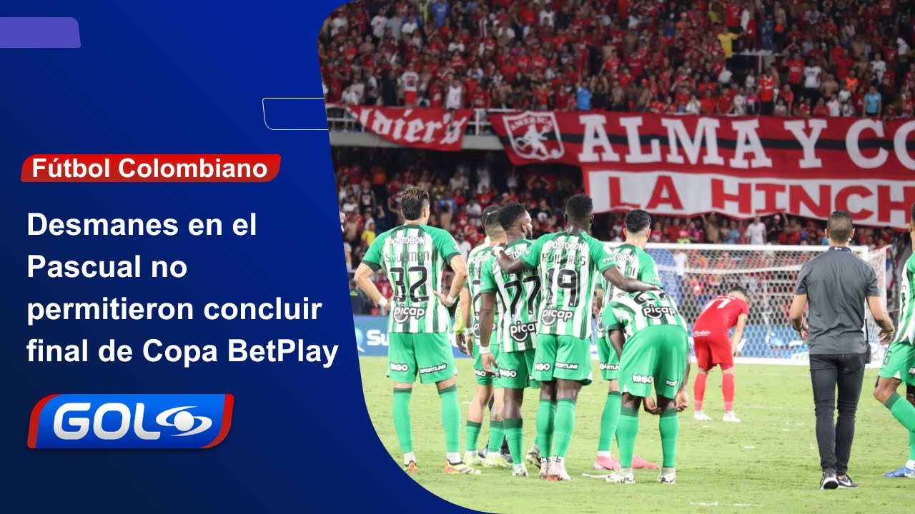 Desmanes en el Pascual evitaron la conclusión de final de Copa BetPlay