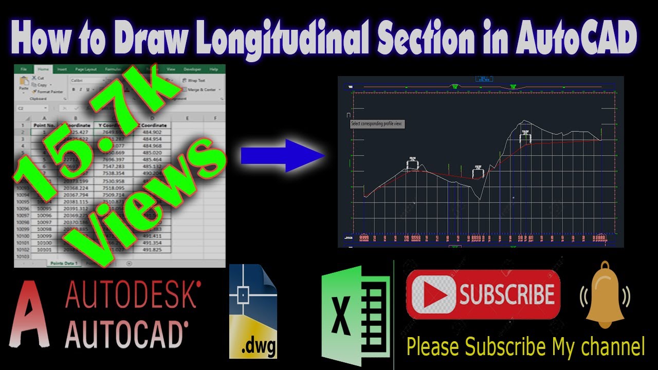How to Draw LS in AutoCAD within a Minute.