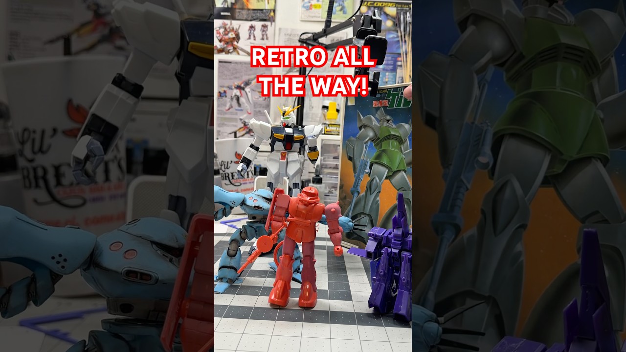 Вы когда-нибудь собирали ретро-модель Gunpla!? #gundam #gunpla #vintage #retro