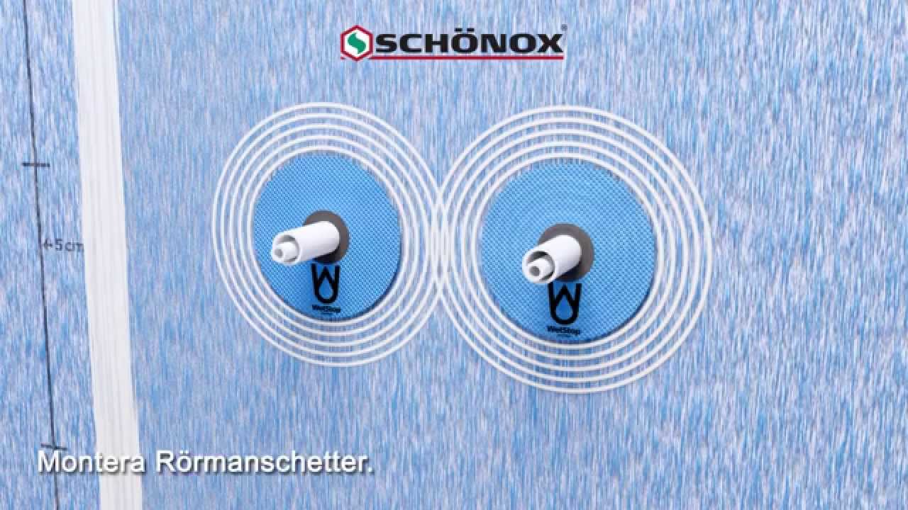 SCHÖNOX Folie 2 = SCHÖNOX WSA lim, Foil Seal och SCHÖNOX WSF folie