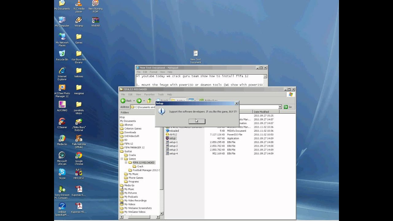 How to install Fifa 12 With Crack no KeyGen