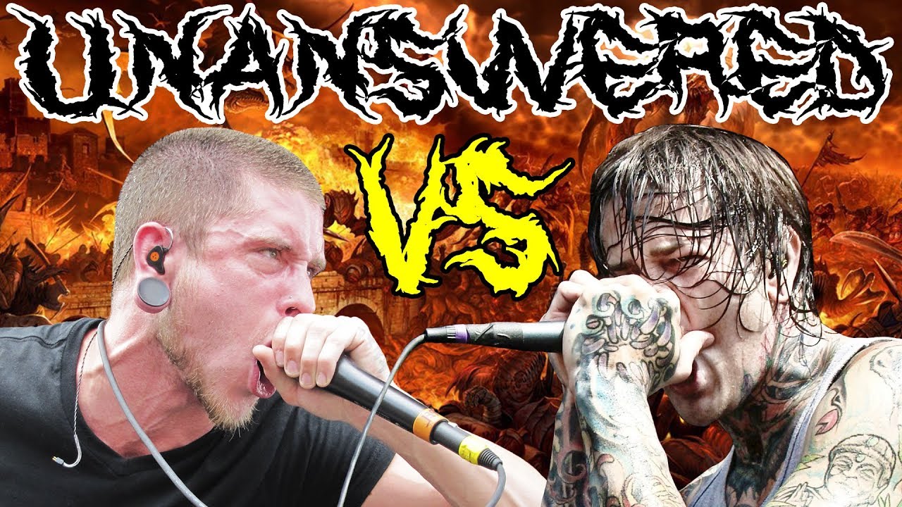 SUICIDE SILENCE - UNANSWERED (Phil Bozeman VS Mitch Lucker )