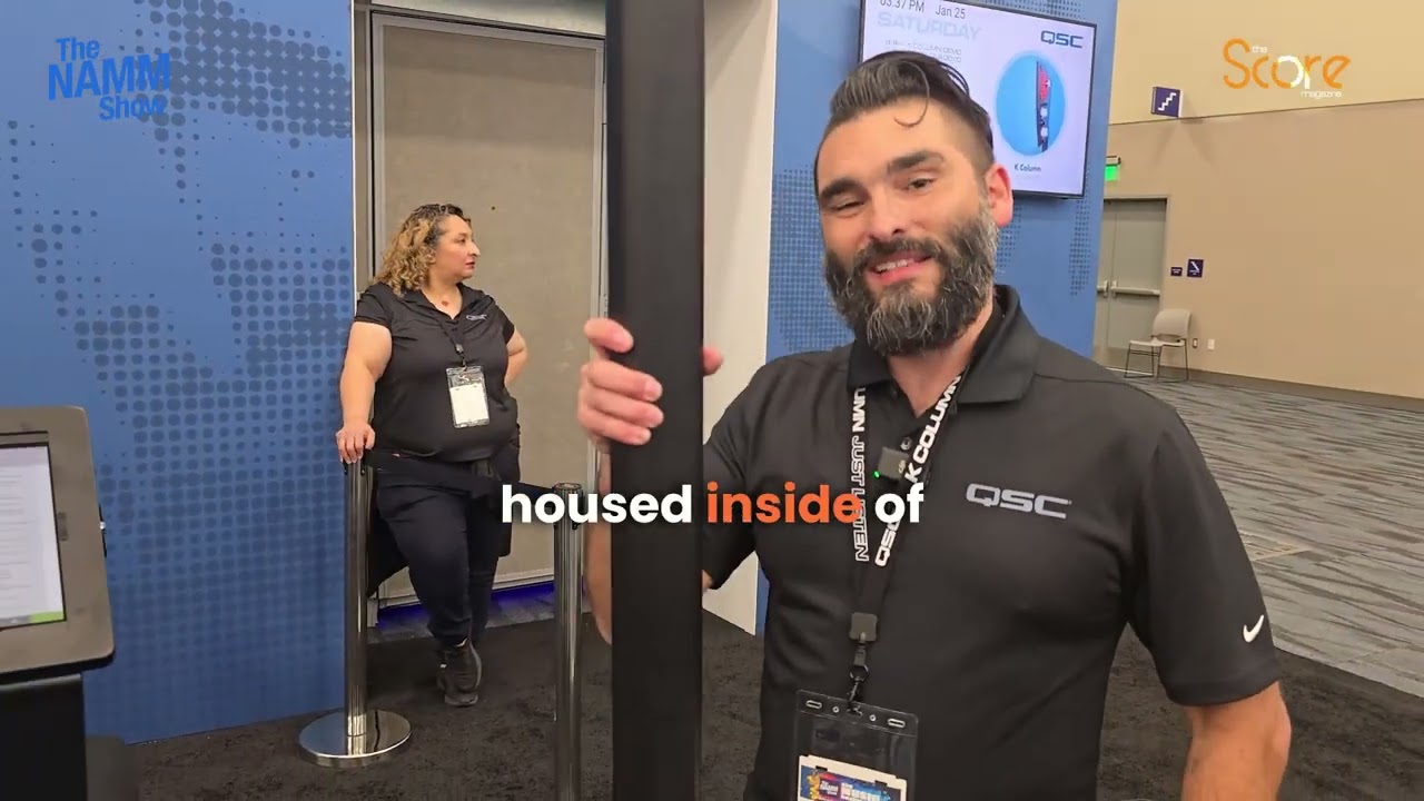 This speaker is a beast! | QSC K Column at NAMM 2025