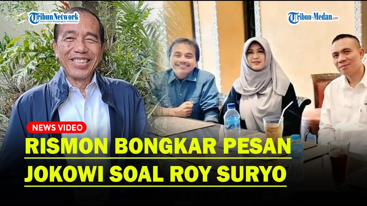PESAN Jokowi untuk Roy Suryo dan Dokter Tifa, Rismon: Pintu Terbuka untuk Kalian❗