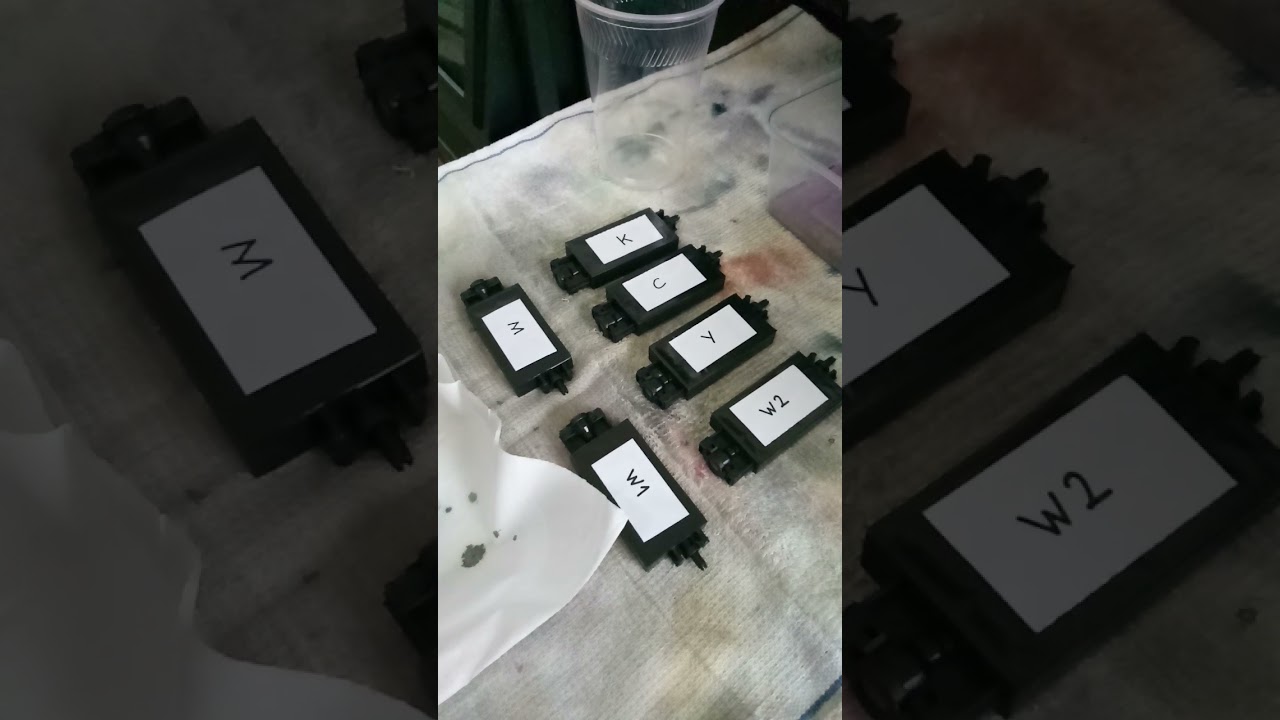 How to replace Print Head and Ink Dampers for Funsun A3 UV Printer?