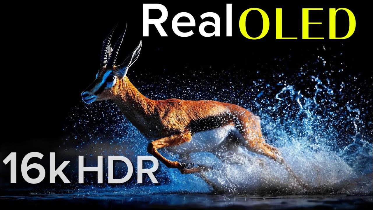 Unbelievable Breathtaking Nature in 16K HDR | Relaxing OLED Demo 