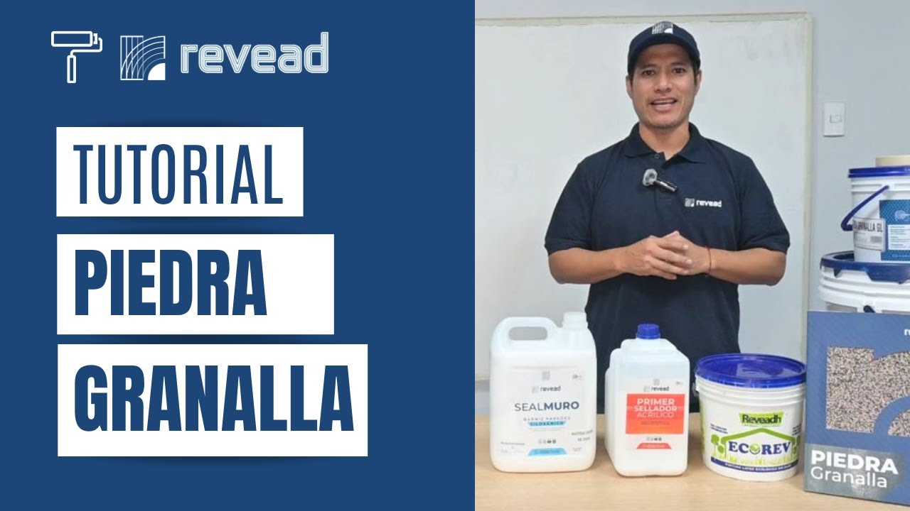 Cómo aplicar Piedra Granalla | Tutorial REVEAD (Graniplast / Granomármol)