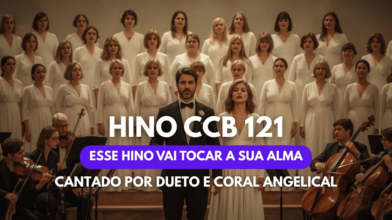 HINO CCB 121 - O meu socorro vem do Senhor | Cantado Coral e Orquestra (com legenda)