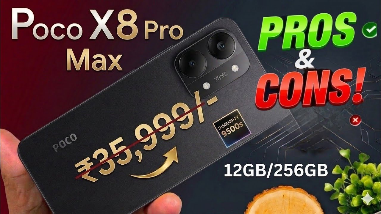 POCO X8 PRo Max 5g Pros & Cons MUST WATCH 🚀🚀🔥🔥🔥 #pocox8pro 