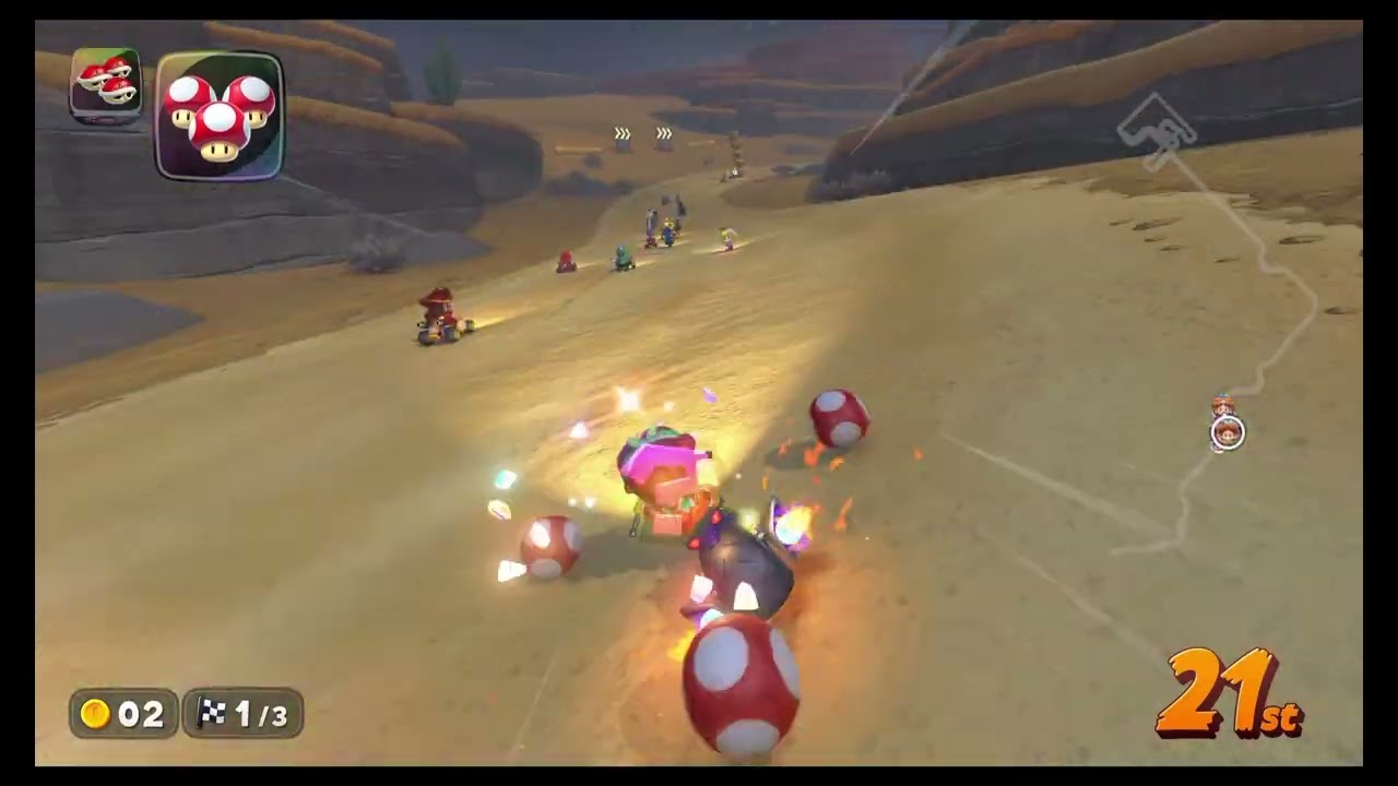 mario kart world Flower cup
