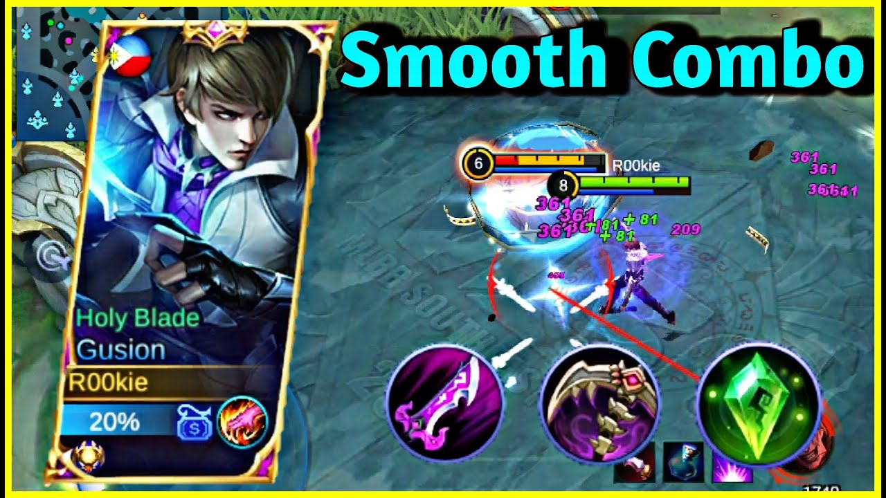 SMOOTH COMBO | Gusion Best Build and Emblem 2021 | Gusion Gameplay 2021