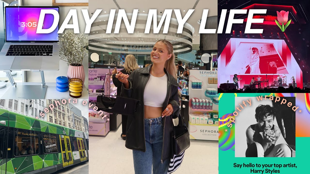 ДЕНЬ ИЗ МОЕЙ ЖИЗНИ (влог) 🎀🎧 | Мероприятие в Sephora, Spotify Wrapped, концерт Paramore | Мельбур...